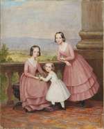 Die drei Töchter des Kurfürsten Friedrich Wilhelm I. von Hessen-Kassel, Studie