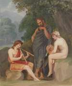 Die Flötenspieler - Der Wettstreit zwischen Menalcas und Damoethas
