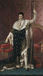 Porträt König Jérôme im Krönungsornat