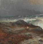 Sturm vor der schottischen Küste