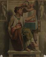 Kopie nach Michelangelos "Erithräischer Sybille" in der Sixtinischen Kapelle im Vatikan