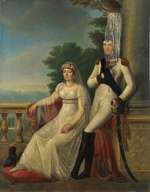 Porträt König Jérôme und Königin Katharina von Westphalen