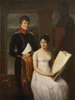 Porträt Jérôme Bonaparte und seine Schwester Elisa